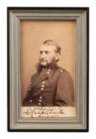 Hugh Judson Kilpatrick - signed carte-de-visite photograph from negative in Brady's National Portrait Gallery