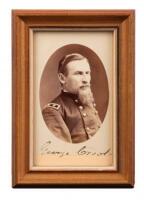 George R. Crook - signed carte-de-visite