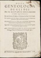 Della Geneologia de Gli Dei