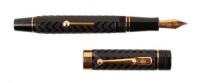 Churchill Writing Equipment Society 20th Anniversary Large Black Hard Rubber Limited Edition Fountain Pen