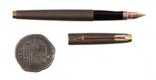 Parker 75 Spanish Treasure Fleet Limited Edition Fountain Pen [with] Replica Doubloon