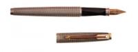 Parker 75 Sterling Silver Fountain Pen, Introductory Model, Original Box, Broad Oblique Nib