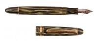 No. 142 Masterpiece Green Striated Fountain Pen