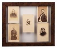 Ulysses S. Grant and four other generals - five cartes-de-visite