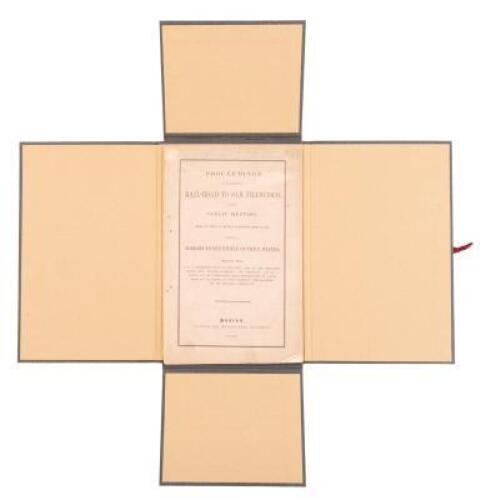 Proceedings of the Friends of a Rail-Road to San Francisco, at Their Public Meeting, Held at the U.S. Hotel, in Boston, April 19, 1849. Including an Address to the People of the U. States; Showing that P. P. F. Degrand's Plan is the Only One, as yet Propo