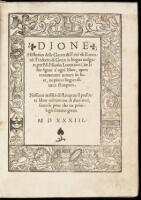 Historico delle guerre & Fatti de Romani: Tradotto di Greco in lingua vulgare, per M. Nicolo Leoniceno. Con le sue figure à ogni libro, opera nuovamente venuta in luce, ne piu in lingua alcuna stampata