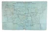 Tribune Map of Main Transcontinental Highways