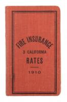 Book of Rates No. 3 California. For the Use and Guidance of Fire Underwriters