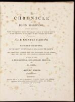 The Chronicle of John Hardyng, Containing an Account of Public Transactions from the Earliest Period of English History to the Beginning of the Reign of King Edward the Fourth. Together with the Continuation by Richard Grafton, to the Thirty Fourth Year o