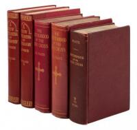 Five Volumes by A.E. Waite Concerning Secret Societies