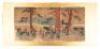 [Daimyo procession] - triptych woodblock print