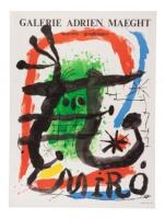 Two lithograph posters for Joan Miro exhibitions at Galerie Maeght