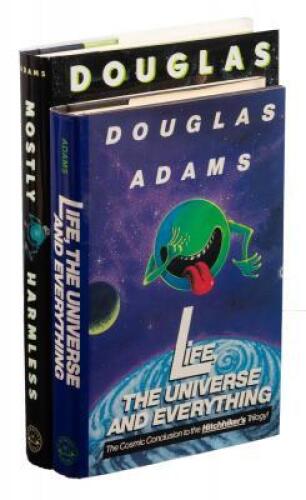 Two signed works by Douglas Adams