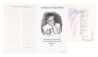 Three Bukowski broadsides - two signed