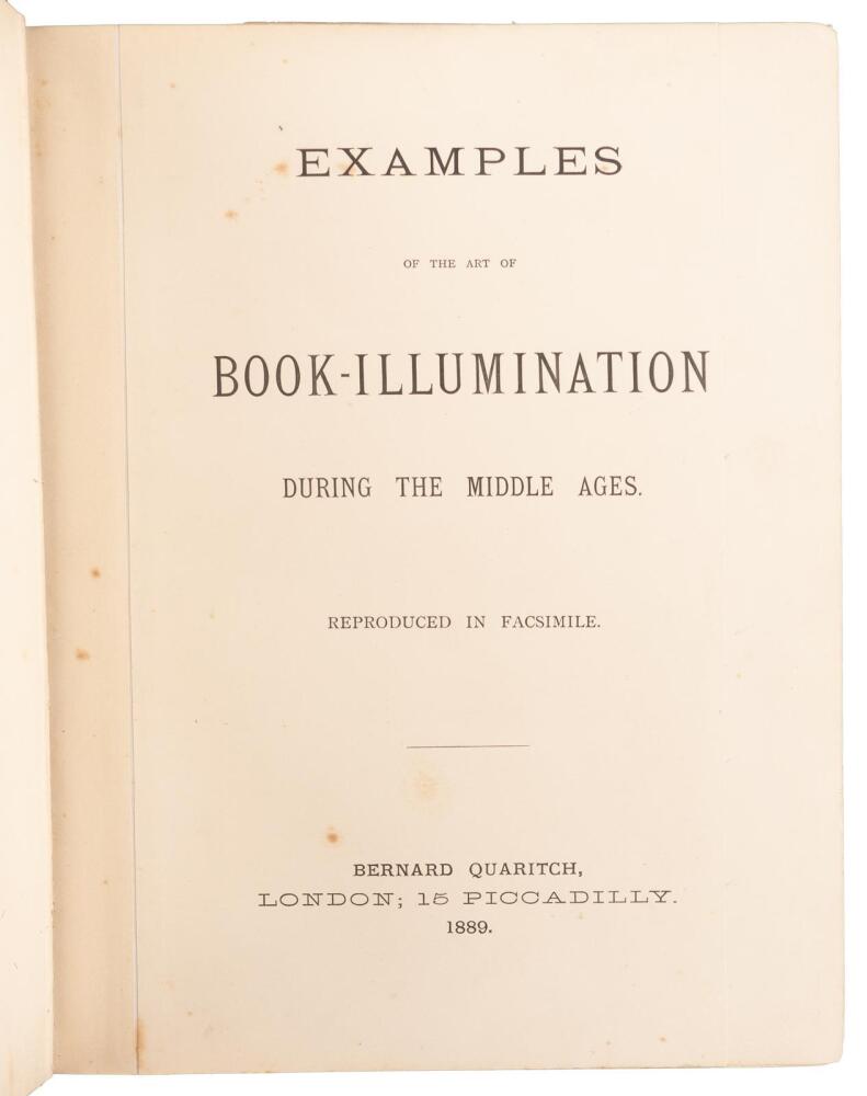 Facsimiles of Choice Examples Selected from Illumination Manuscripts ...