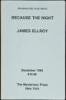 Because the Night - uncorrected page proof