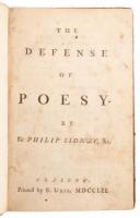 The Defense of Poesy