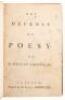 The Defense of Poesy