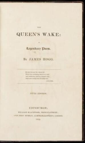 The Queen's Wake: A Legendary Poem