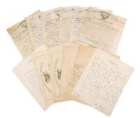 Archive of twelve documents from Chief Clerk Daniel O. Drennan's papers