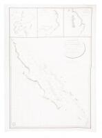 Carte R&eacute;duite Des C&ocirc;tes Et Du Golfe De Californie Depuis le Cap Corrientes jusqu'au Port St. Diego D'apris des Observations faites &agrave; bord des Corvettes la Descubierta et l'Atrevida et celles de Plusiers Officiers de la Marine Espagnol Madrid 1825