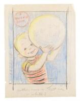 Archive of original artwork for the book, "The Big Ball of String," the author/artist's best known work