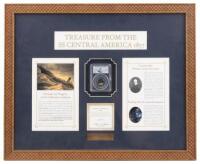 Treasure from the SS Central America 1857 - 1.4 grams of gold from the wreck of the Central America framed with certificate of authenticity