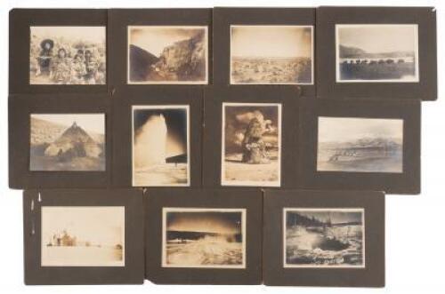 Twenty-two early 20th century photographs of Montana and Yellowstone