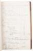 Manuscript ledger book, evidently from a general store in Foresthill, California, listing customers, the products purchased, and amounts of the purchases - 2