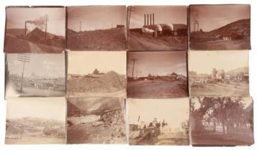 Twenty-four original photographs of Colorado towns, mines, cities, countryside, etc.
