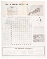 The California City Plan... Streetmap of Central Area - A Fabulous Recreation-Land