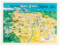 Bird's Eye View of San Jose California and Vicinity