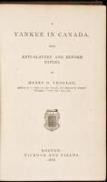 A Yankee in Canada, With Anti-Slavery and Reform Papers