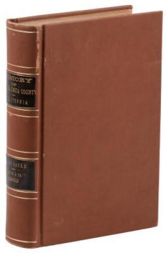 History of Contra Costa County, California, Including Its Geography, Geology, Topography, Climatography and Description...also, Incidents of Pioneer Life; and Biographical Sketches....