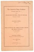 The American Negro Academy Occasional Papers, No. 3