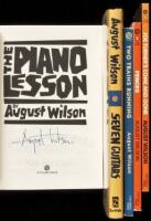 Five volumes by August Wilson - Four Signed