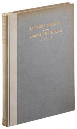 Way Sketches Containing Incidents of Travel Across the Plains, from St. Joseph to California in 1850. With Letters Describing Life and Conditions in the Gold Region. With historical notes compiled from rare sources and an introduction by Edward Eberstadt