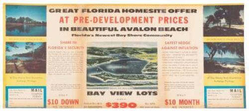 Great Florida Homestead Offer at Pre-Development Prices in Beautiful Avalon Beach, Florida's Newest Bay Shore Community