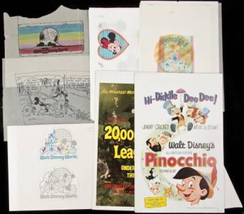 Small Walt Disney World archive - including animation cells