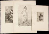 Collection of six etchings and engravings by various artists