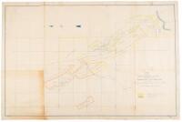 Map Showing Groups of Mining Claims Controlled by the Carson Hill Gold Mines Inc. and Adjacent Claims to the North. Scale 400 feet = 1 inch