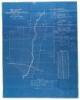 Detail Land Map showing property of Antelope Valley Land and Cattle Co. in Mason Valley Lyon County Nevada. Scale 2 inches to mile