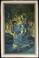 Three posters by Maxfield Parrish for Edison Mazda