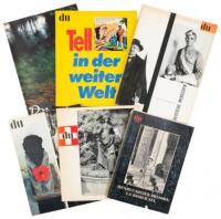 Six issues of Du: Kulturelle Monatschrift featuring the August Sander issue