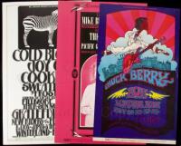 Twelve rock posters