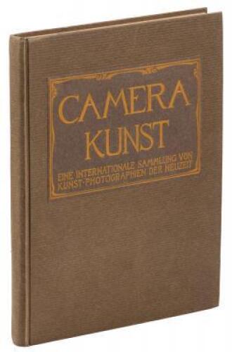 Camera-Kunst. Eine internationale Sammlung von Kunst-Photographien der Neuzeit. Unter Mitwirkung von Fritsch Loescher herausgegeben von Ernst Juhl.