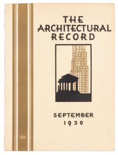 Photographic Studies - photo essay from September 1930 issue of The Architectural Record