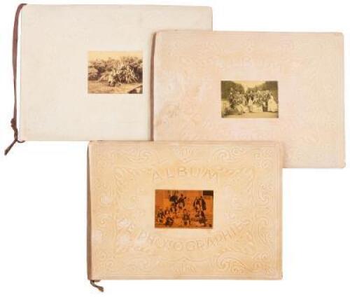 Three Volumes of Dans L'intimité de Personnages Illustres (Album de Photographies)