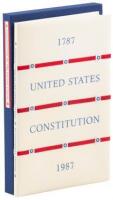 Constitution of the United States Published for the Bicentennial of its Adoption in 1787