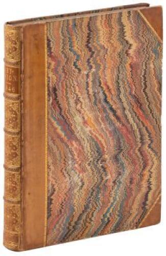 [Eight porcelain figurines and vases on two shelves] "Talbotype" as published in The Art-Union, Monthly Journal of the Fine Arts, Decorative, Ornamental. Volume the Eighth